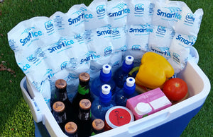 Smartice reusable ice sheets packs for cold cooling cooler cool box insulated bag or esky.